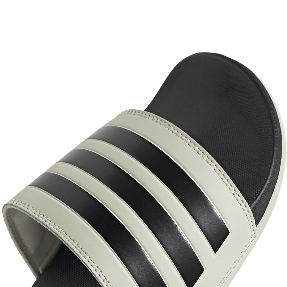 Men’s Adidas Adilette Slides Alumina / Black Size 10 NEW WITH TAGS AND BOX - Picture 10 of 15